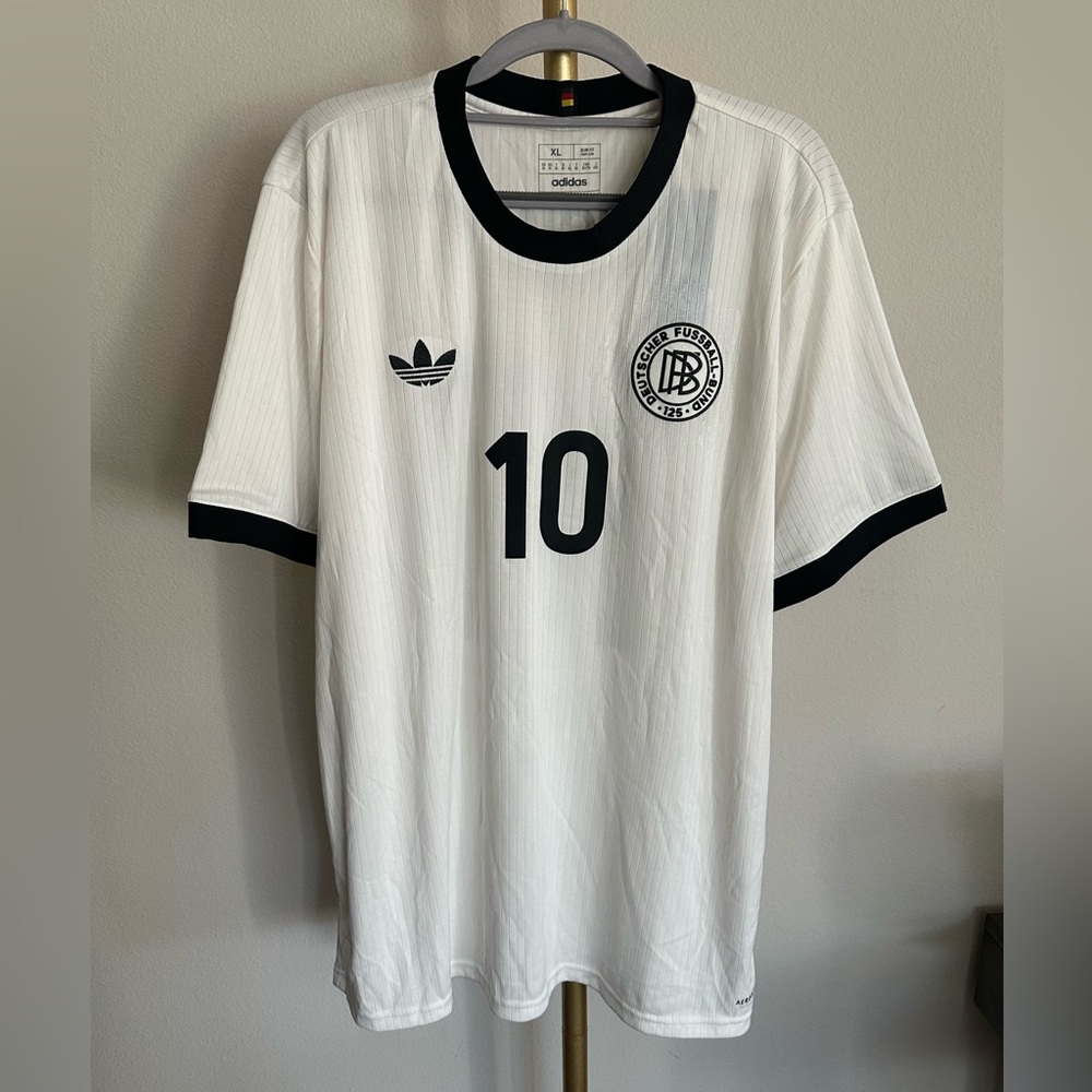 Adidas Men’s Musiala Germany 125th Anniversary Jersey Shirt 2025 - Picture 2 of 9